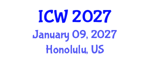 International Conference on Water (ICW) January 09, 2027 - Honolulu, United States International Conference on Water (ICW) January 09, 2027 - Honolulu, United States