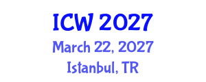 International Conference on Water (ICW) March 22, 2027 - Istanbul, Turkey International Conference on Water (ICW) March 22, 2027 - Istanbul, Turkey