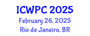 International Conference on Water Pollution and Control (ICWPC) February 26, 2025 - Rio de Janeiro, Brazil