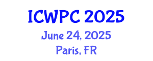 International Conference on Water Pollution and Control (ICWPC) June 24, 2025 - Paris, France