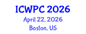 International Conference on Water Pollution and Control (ICWPC) April 22, 2026 - Boston, United States