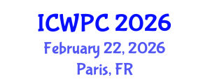 International Conference on Water Pollution and Control (ICWPC) February 22, 2026 - Paris, France