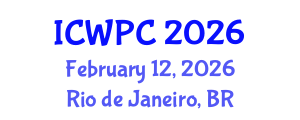 International Conference on Water Pollution and Control (ICWPC) February 12, 2026 - Rio de Janeiro, Brazil International Conference on Water Pollution and Control (ICWPC) February 12, 2026 - Rio de Janeiro, Brazil