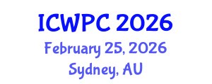 International Conference on Water Pollution and Control (ICWPC) February 25, 2026 - Sydney, Australia