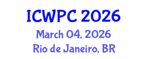 International Conference on Water Pollution and Control (ICWPC) March 04, 2026 - Rio de Janeiro, Brazil