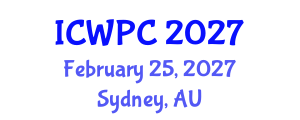 International Conference on Water Pollution and Control (ICWPC) February 25, 2027 - Sydney, Australia International Conference on Water Pollution and Control (ICWPC) February 25, 2027 - Sydney, Australia
