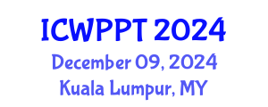 International Conference on Water Pollution and Purification Technologies (ICWPPT) December 09, 2024 - Kuala Lumpur, Malaysia