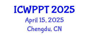 International Conference on Water Pollution and Purification Technologies (ICWPPT) April 15, 2025 - Chengdu, China