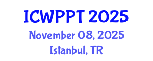 International Conference on Water Pollution and Purification Technologies (ICWPPT) November 08, 2025 - Istanbul, Turkey