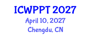 International Conference on Water Pollution and Purification Technologies (ICWPPT) April 10, 2027 - Chengdu, China International Conference on Water Pollution and Purification Technologies (ICWPPT) April 10, 2027 - Chengdu, China
