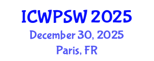 International Conference on Water Pollution and Safe Water (ICWPSW) December 30, 2025 - Paris, France