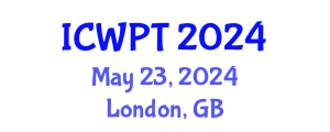International Conference on Water Pollution and Treatment (ICWPT) May 23, 2024 - London, United Kingdom