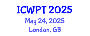International Conference on Water Pollution and Treatment (ICWPT) May 24, 2025 - London, United Kingdom