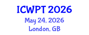 International Conference on Water Pollution and Treatment (ICWPT) May 24, 2026 - London, United Kingdom