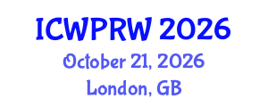 International Conference on Water Pollution, Recycle and Wastewater (ICWPRW) October 21, 2026 - London, United Kingdom