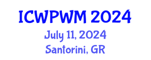 International Conference on Water Purification and Wastewater Management (ICWPWM) July 11, 2024 - Santorini, Greece