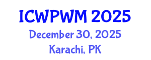 International Conference on Water Purification and Wastewater Management (ICWPWM) December 30, 2025 - Karachi, Pakistan