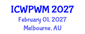 International Conference on Water Purification and Wastewater Management (ICWPWM) February 01, 2027 - Melbourne, Australia International Conference on Water Purification and Wastewater Management (ICWPWM) February 01, 2027 - Melbourne, Australia