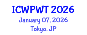 International Conference on Water Purification and Wastewater Technologies (ICWPWT) January 07, 2026 - Tokyo, Japan