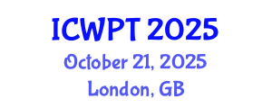 International Conference on Water Purification Technologies (ICWPT) October 21, 2025 - London, United Kingdom