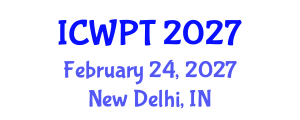 International Conference on Water Purification Technologies (ICWPT) February 24, 2027 - New Delhi, India International Conference on Water Purification Technologies (ICWPT) February 24, 2027 - New Delhi, India