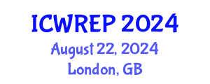 International Conference on Water Resource and Environmental Protection (ICWREP) August 22, 2024 - London, United Kingdom