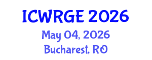 International Conference on Water Resources and Geotechnical Engineering (ICWRGE) May 04, 2026 - Bucharest, Romania International Conference on Water Resources and Geotechnical Engineering (ICWRGE) May 04, 2026 - Bucharest, Romania
