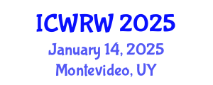 International Conference on Water Resources and Wetlands (ICWRW) January 14, 2025 - Montevideo, Uruguay