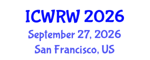 International Conference on Water Resources and Wetlands (ICWRW) September 27, 2026 - San Francisco, United States