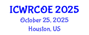 International Conference on Water Resources, Coastal and Ocean Engineering (ICWRCOE) October 25, 2025 - Houston, United States