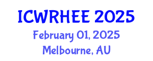 International Conference on Water Resources, Hydrology, Ecology and Environment (ICWRHEE) February 01, 2025 - Melbourne, Australia