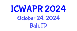 International Conference on Wavelet Analysis and Pattern Recognition (ICWAPR) October 24, 2024 - Bali, Indonesia