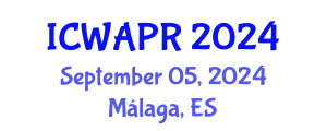 International Conference on Wavelet Analysis and Pattern Recognition (ICWAPR) September 05, 2024 - Málaga, Spain