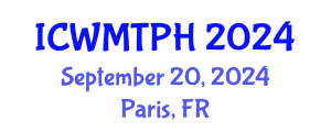 International Conference on Wearable Medical Technologies and Preventative Healthcare (ICWMTPH) September 20, 2024 - Paris, France