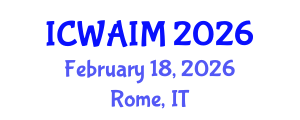 International Conference on Web-Age Information Management (ICWAIM) February 18, 2026 - Rome, Italy