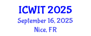 International Conference on Web and Information Technologies (ICWIT) September 16, 2025 - Nice, France