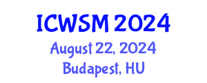 International Conference on Weblogs and Social Media (ICWSM) August 22, 2024 - Budapest, Hungary