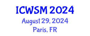 International Conference on Weblogs and Social Media (ICWSM) August 29, 2024 - Paris, France
