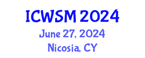 International Conference on Weblogs and Social Media (ICWSM) June 27, 2024 - Nicosia, Cyprus