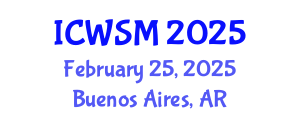 International Conference on Weblogs and Social Media (ICWSM) February 25, 2025 - Buenos Aires, Argentina
