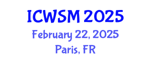 International Conference on Weblogs and Social Media (ICWSM) February 22, 2025 - Paris, France