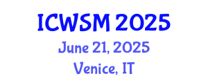 International Conference on Weblogs and Social Media (ICWSM) June 21, 2025 - Venice, Italy