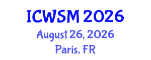 International Conference on Weblogs and Social Media (ICWSM) August 26, 2026 - Paris, France