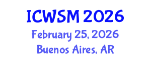 International Conference on Weblogs and Social Media (ICWSM) February 25, 2026 - Buenos Aires, Argentina
