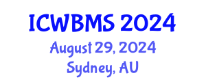 International Conference on Wildlife Biology, Management and Sustainability (ICWBMS) August 29, 2024 - Sydney, Australia
