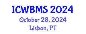 International Conference on Wildlife Biology, Management and Sustainability (ICWBMS) October 28, 2024 - Lisbon, Portugal