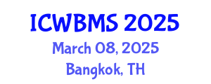 International Conference on Wildlife Biology, Management and Sustainability (ICWBMS) March 08, 2025 - Bangkok, Thailand