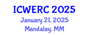 International Conference on Wildlife Ecology, Rehabilitation and Conservation (ICWERC) January 21, 2025 - Mandalay, Myanmar