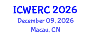 International Conference on Wildlife Ecology, Rehabilitation and Conservation (ICWERC) December 09, 2026 - Macau, China International Conference on Wildlife Ecology, Rehabilitation and Conservation (ICWERC) December 09, 2026 - Macau, China