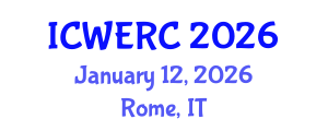 International Conference on Wildlife Ecology, Rehabilitation and Conservation (ICWERC) January 12, 2026 - Rome, Italy International Conference on Wildlife Ecology, Rehabilitation and Conservation (ICWERC) January 12, 2026 - Rome, Italy